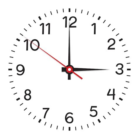 Premium Vector Clock Face Vector Illustration Isolated On White Background