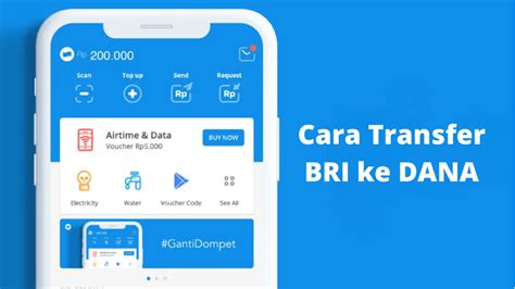 4 Cara Transfer Uang BRI Ke Dana Dari IBanking Sampai ATM