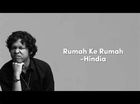 Rumah Ke Rumah Hindia Lirik Youtube