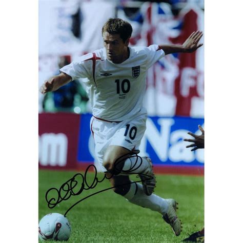 Michael Owen Autograph Signed Colour Photograph