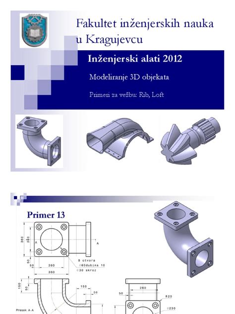 PDF Modeliranje 3D Objekata Uradjeni Primeri III DOKUMEN TIPS