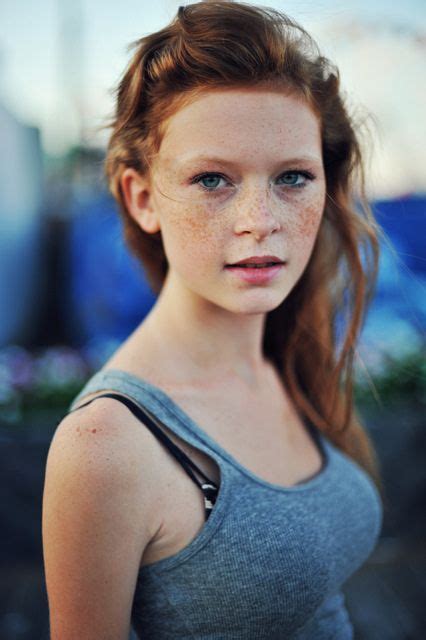 Girls With Red Hair Beautiful Freckles Freckles Girl