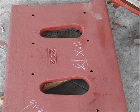 Crusher Toggle Plate Jaw Crusher Toggle Plate Material AGICO CEMENT