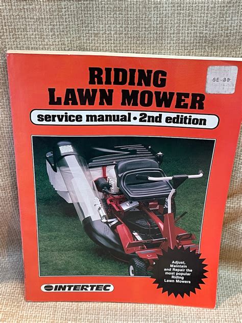 Riding Lawn Mower Service Manual Nd Edition Etsy