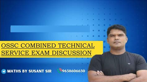 OSSC COMBINED TECHNICAL SERVICE EXAM CTSE 04 06 23 YouTube