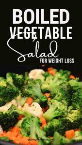 Delicious Boiled Vegetables Salad For Weight Loss - Skinny Fit Mama