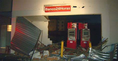 G1 Grupo Explode Caixas Eletrônicos Em Posto De Combustíveis De