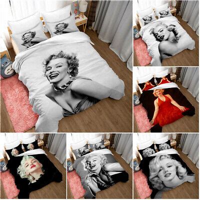 Marilyn Monroe Bedding Set Pcs Duvet Cover Pillowcase D Print Quilt