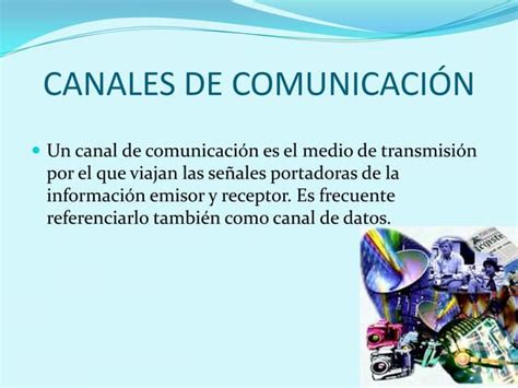 Canales De Comunicacion Ppt