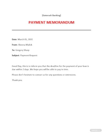 Sample Payment Request Letter Download Printable Pdf 55 Off