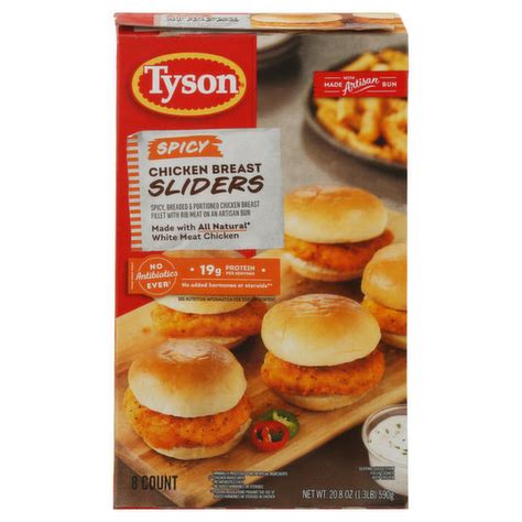 Tyson Chicken Breast Sliders Spicy Smart Final