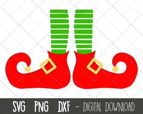 Elfen Schuhe Svg Elf Svg Weihnachten Svg Elf Svg Datei Elf Etsy De