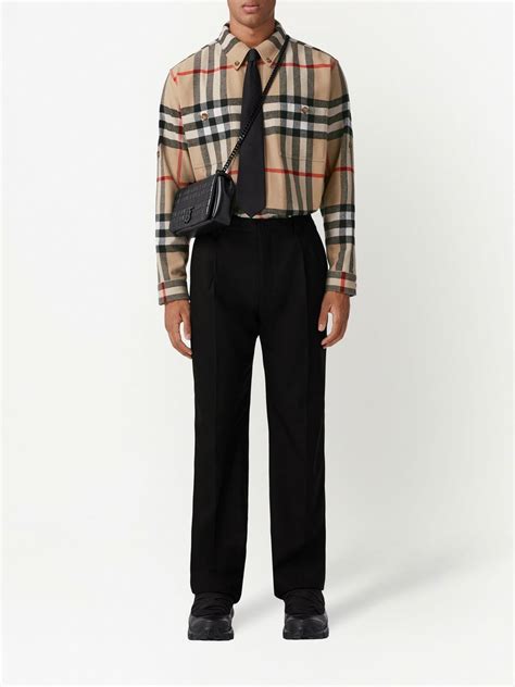 Burberry Vintage Check Button Front Shirt Farfetch