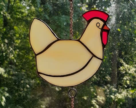 Chicken And Egg Suncatcher Etsy