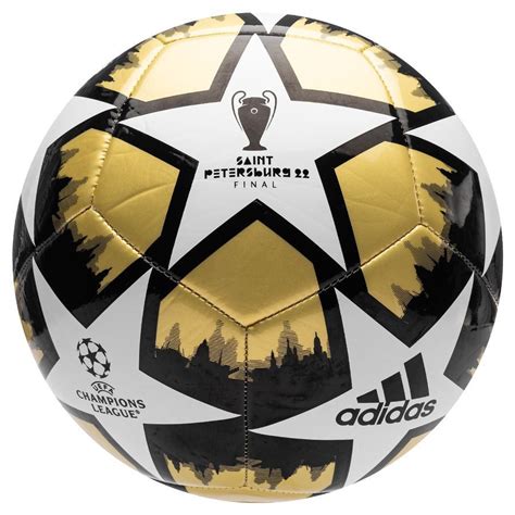 Adidas Fotboll Champions League Finale 2022 Club Guld Svart Vit