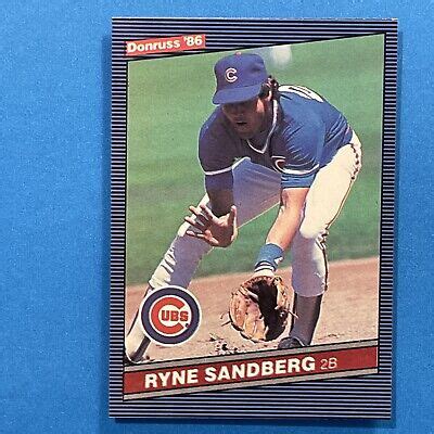 Donruss Ryne Sandberg Chicago Cubs Hof Mint Card Ebay