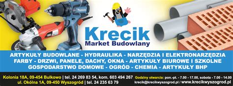 Market Budowlany Krecik Wyszogr D Art Budowlane Hydraulika