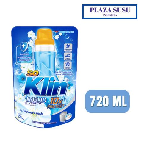 Jual SO KLIN DETERGEN CAIR POUCH 720 ML SOKLIN LIQUID DETERJEN VOILET