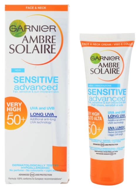 Garnier Ambre Solaire Sensitive Advanced Mleczko Do Opalania Twarzy SPF 50