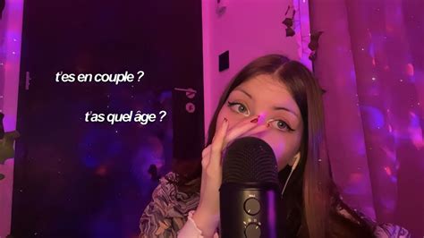 ASMR je réponds à toutes vos questions faq des 10k abonnés