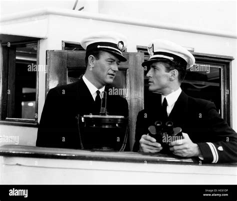 The Sea Spoilers From Left John Wayne William Bakewell 1936 Stock