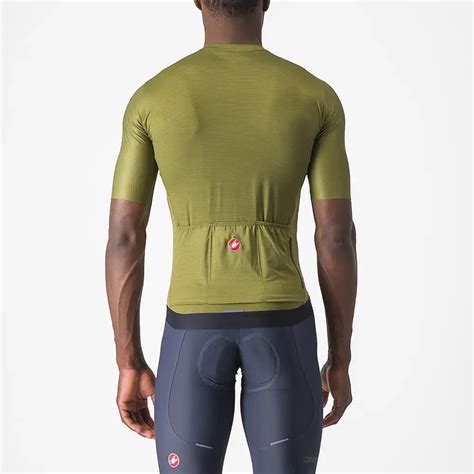 Castelli Espresso Fietsshirt Korte Mouwen Groen Heren