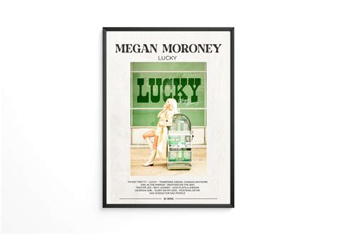 Megan Moroney Lucky Album Poster Album Cover Poster Music Gift