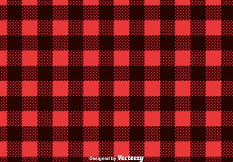 Red Flannel Print Vector 145820 Vector Art at Vecteezy