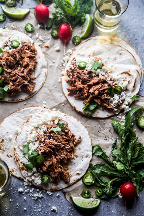 Slow Cooker Al Pastor Lamb Shoulder Tacos