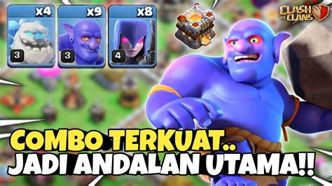 KUAT BANGET CARA MENGGUNAKAN ICE GOLEM BOWLER WITCH BAT SPELL