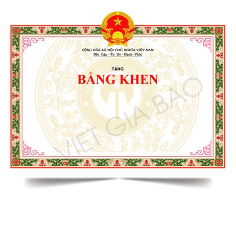 Giấy Khen Đảng Viên Phôi Giấy Khen Đảng Viên IN GIẤY KHEN IN BẰNG