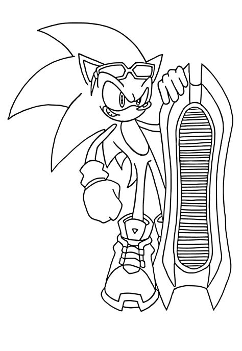 Gratis M Larbild Sonic Styrelse Att Skriva Ut F R Vuxna Och Barn