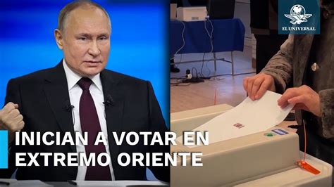 Comienzan Elecciones En Rusia Se Espera Ratificaci N De Putin Youtube