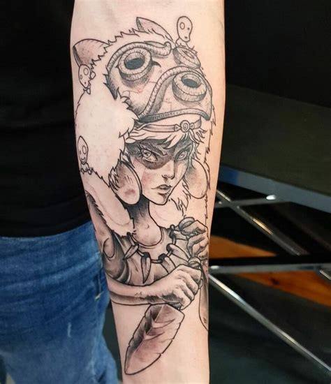 70+ Amazing Princess Mononoke Tattoo Designs You Need To See!