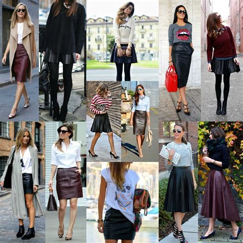 The Glitter Fashionista How To Wear Leather Skirt