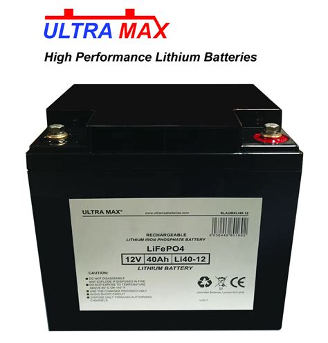 Ultramax V V Lithium Iron Phosphate Lifepo Battery For Leisure