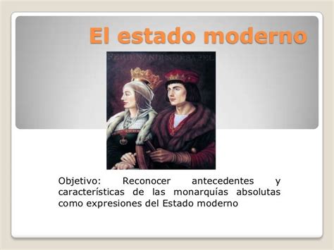 El Estado Moderno