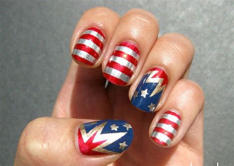 15 Interesting American Flag Inspired Nail Designs Pretty Designs