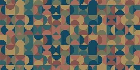 Premium Vector | Round pattern background