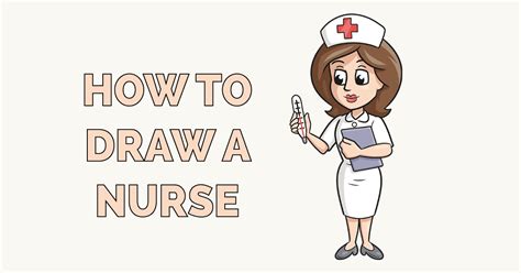 How to Draw a Nurse - Really Easy Drawing Tutorial