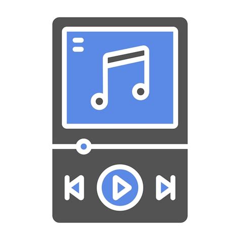 Premium Vector Music Player Icon Style