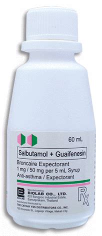 Broncaire Expectorant Dosage & Drug Information | MIMS Philippines