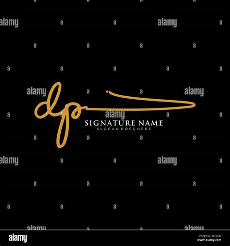 Initial Dp Logo Banque d'image et photos - Alamy