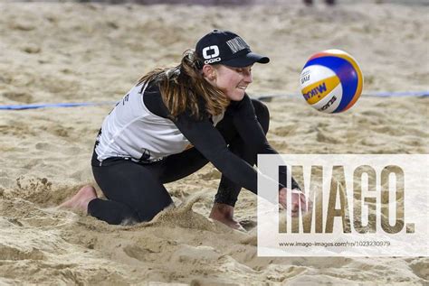 Women S Volleyball World Beach Pro Tour Finals In Doha Kristen Nuss Of