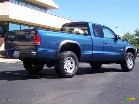 2002 Atlantic Blue Pearl Dodge Dakota Sxt Club Cab 4x4 14160199 Photo 24 Car