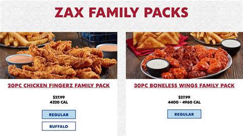 Zaxby's Menu With Prices (Updated: April 2024)