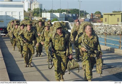 Members Of The 3rd Combat Engineer Regiment 3cer Prepare To Board