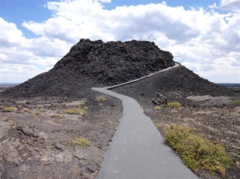 A Leading Line Of A Trail Up Spatter Cone Craters Of The Moon National