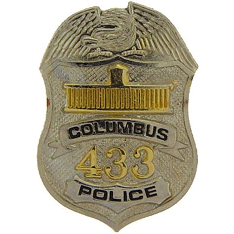 Columbus Police Officer Badge Pin 1" | Michaels