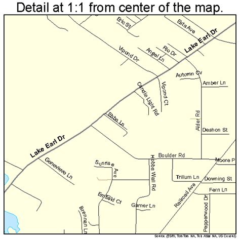 Crescent City California Street Map 0617022